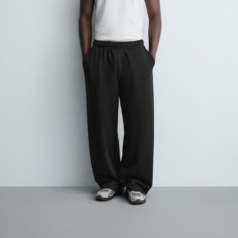 BASIC WIDE-LEG JOGGERS