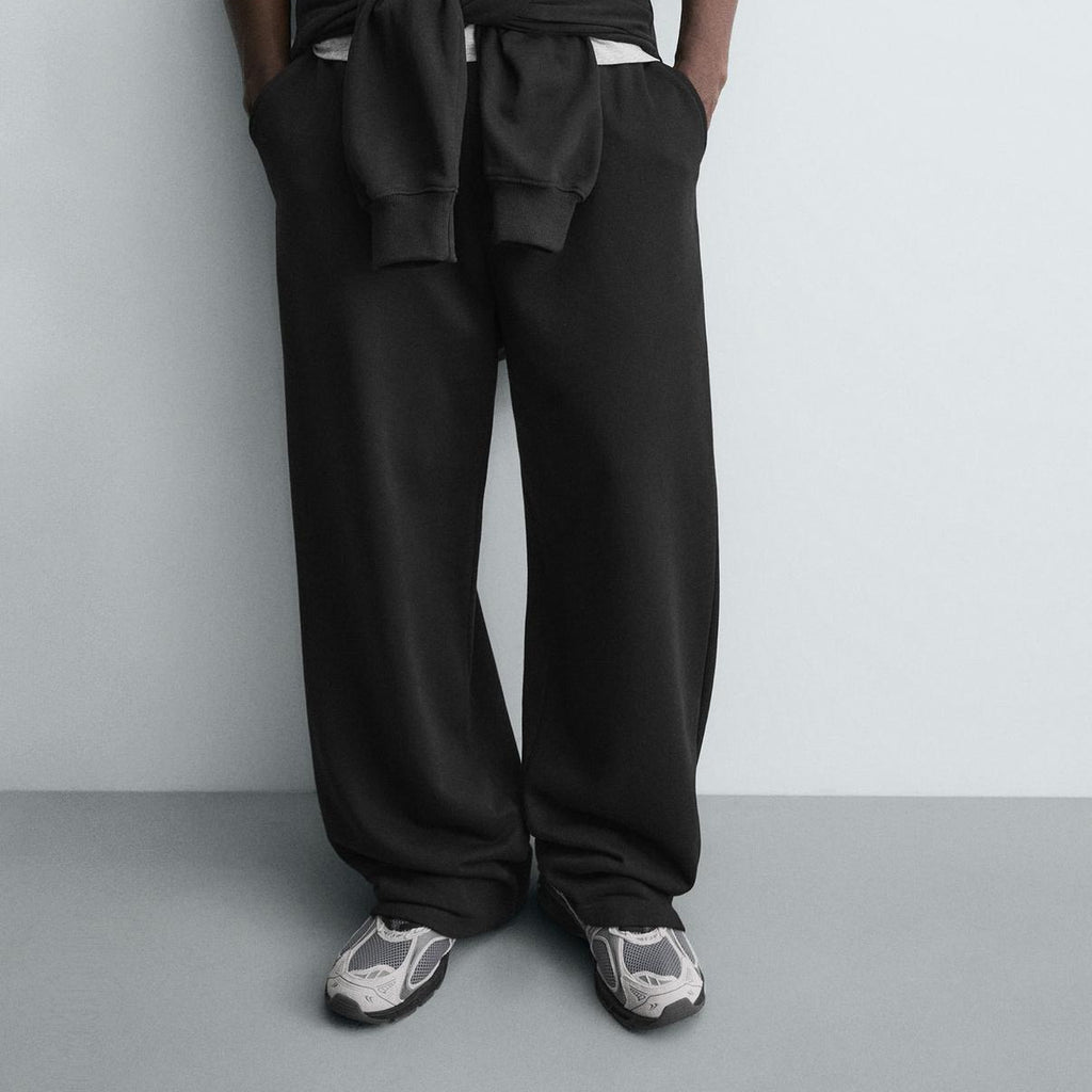 BASIC WIDE-LEG JOGGERS