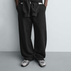 BASIC WIDE-LEG JOGGERS