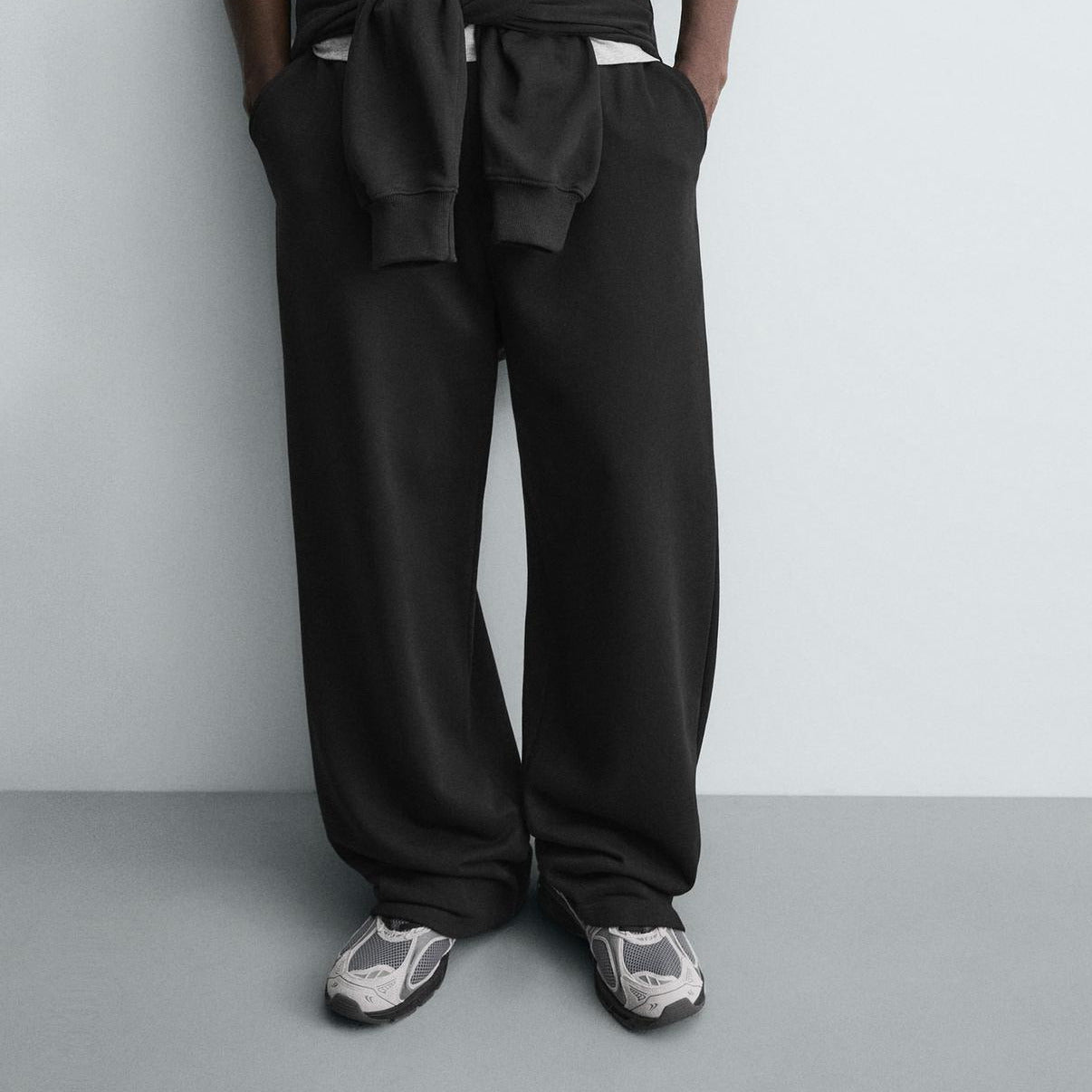 BASIC WIDE-LEG JOGGERS