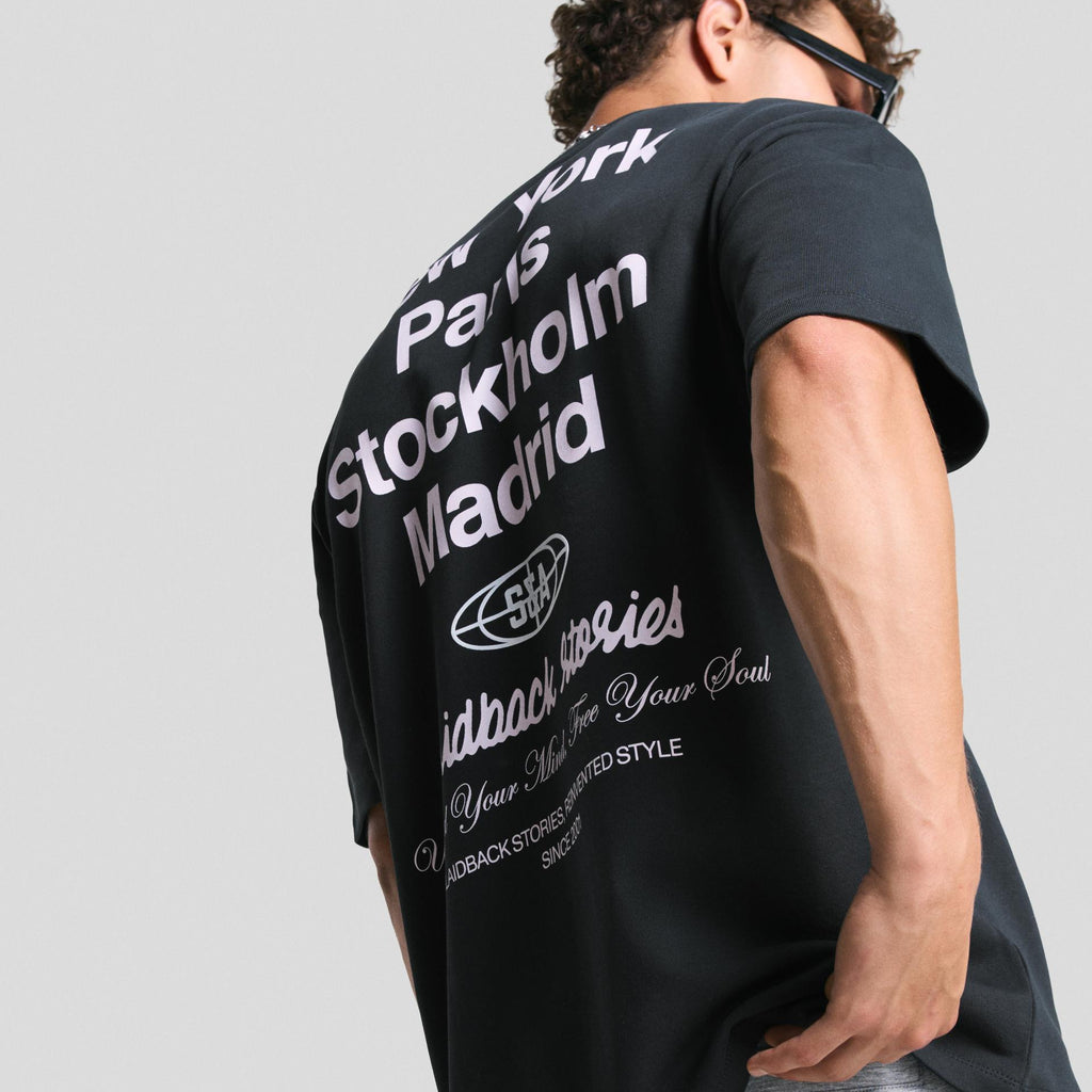 Printed short sleeve plush T-shirt