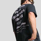 Printed short sleeve plush T-shirt