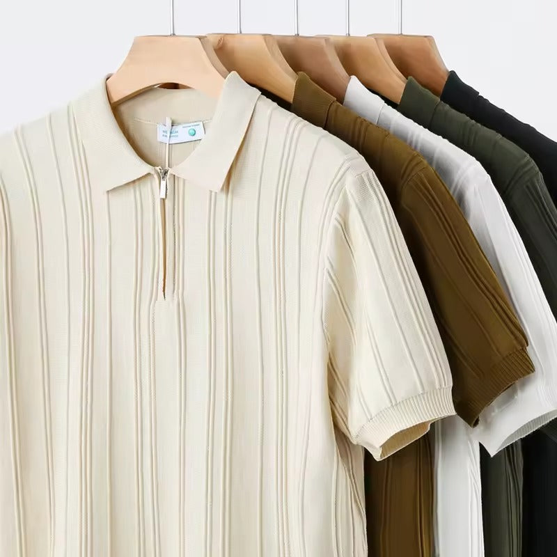 5-Pcs Set Vintage Knitted polo shirt - Flash Sale ⚡️ Secondary image