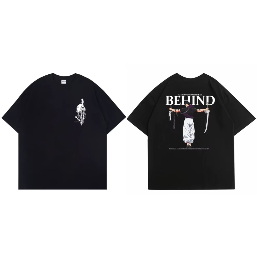 Jujutsu Kaisen Anime T-Shirt – Front Print &amp; Back Logo