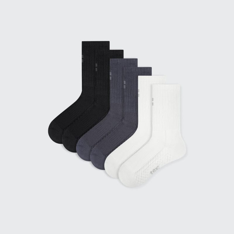 Premium Cotton Athletic Socks (3-Pack)